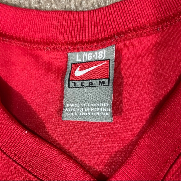 Nike Ohio State Buckeyes Basketball Jersey NCAA #0 Red Youth Large Sullinger - Picture 3 of 6